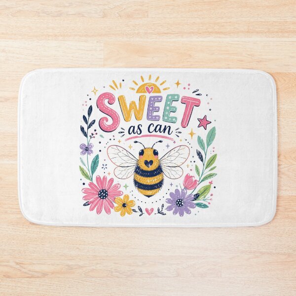 Item preview, Sweet as Can Bee Floral designed and sold by VintageSocArt.