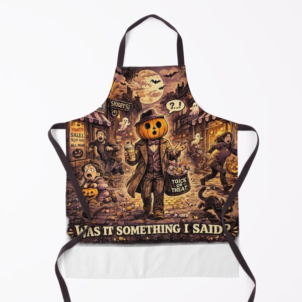 Item preview, Was It Something I Said Funny Pumpkin Halloween Design designed and sold by MotylekAnia.