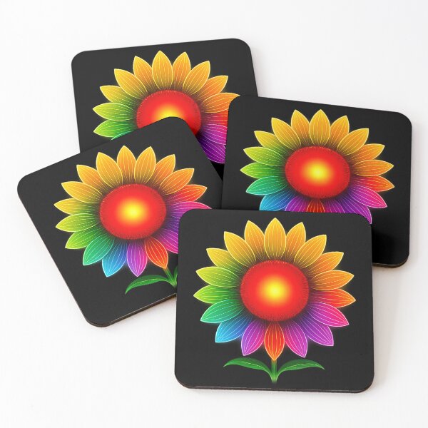 Item preview, Cosmic Neon Sunflower – Chakra Energy Bloom Glowing Spiritual designed and sold by Authentic Kaleidoscope.