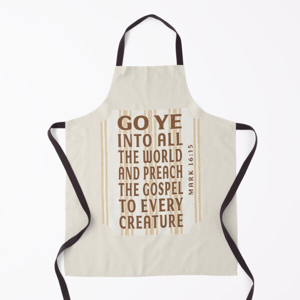 Item preview, The Great Commission Bible Verse - Go Ye Into All The World And Preach The Gospel designed and sold by Angela Dow.