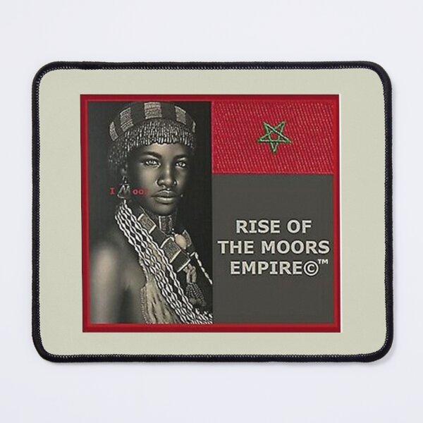 Item preview, Mu’ur (UM) Empire™ al-Benhadiel©™ design, I M oor, pale gray background designed and sold by HardyKnitDesign.