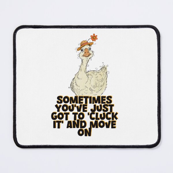 Item preview, Cluck it and move on designed and sold by The Curious Cow.