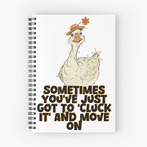 Item preview, Cluck it and move on designed and sold by The Curious Cow.