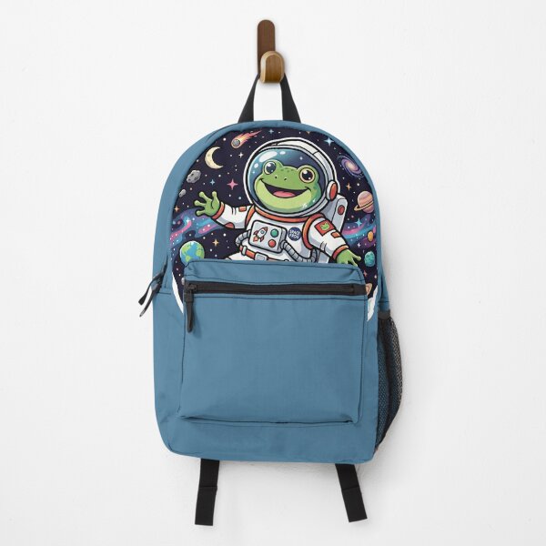 Item preview, Space Frog Astronaut – Cute Cosmic Frog Floating Among Stars & Planets designed and sold by ArtsyExplorer.