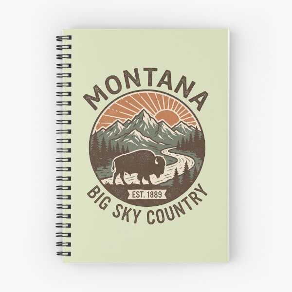 Item preview, Montana Big Sky Country Vintage Badge  designed and sold by Milasneeze.