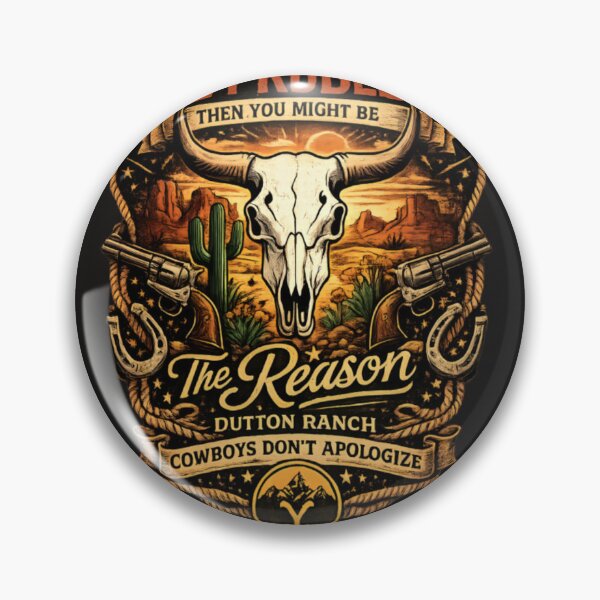 Item preview, Cowboys Don’t Apologize – Dutton Ranch Vintage Western Cowboy  designed and sold by CatLovers Studio.