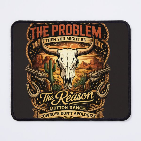 Item preview, Cowboys Don’t Apologize – Dutton Ranch Vintage Western Cowboy designed and sold by CatLovers Studio.