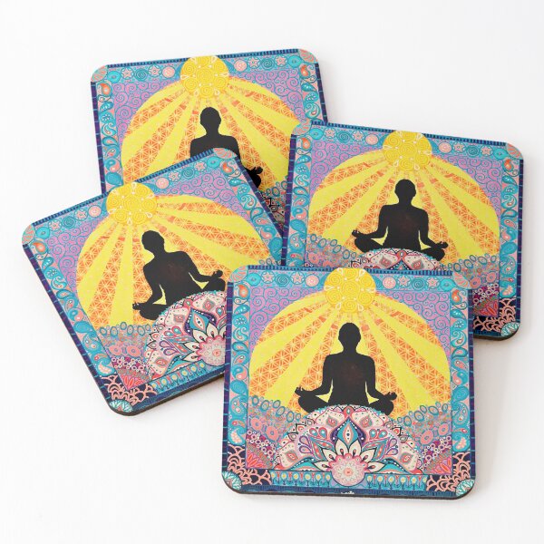 Item preview, Meditation Yoga Mindfulness Spiritual Positive Energy designed and sold by MarkBetsonArt.
