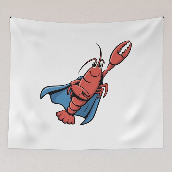 Item preview, Flying Hero Crawfish Cape Pose designed and sold by AbanoubStore.
