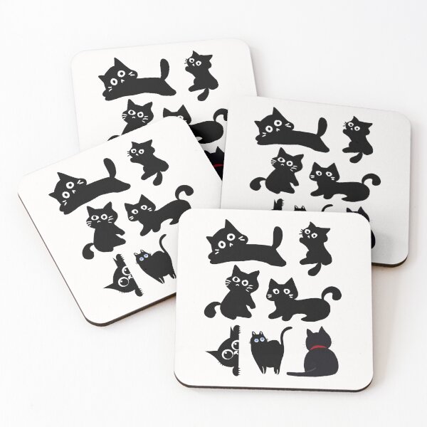 Item preview, Cute Black Cats Bundle designed and sold by creativerooney.