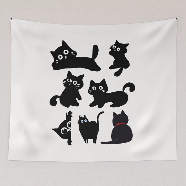 Item preview, Cute Black Cats Bundle designed and sold by creativerooney.