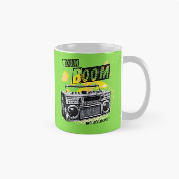 Item preview, BOOM BOOM: Frequencies of Love | Y2k boombox - photo collage yellow version designed and sold by Pics'Elle Creations.