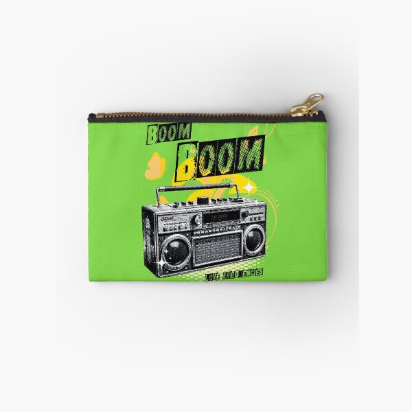 Item preview, BOOM BOOM: Frequencies of Love | Y2k boombox - photo collage yellow version designed and sold by Pics'Elle Creations.