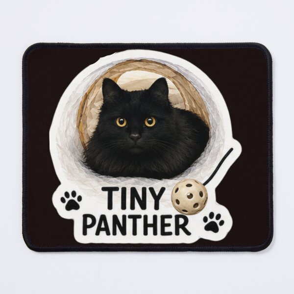 Item preview, Tiny Panther Black Cat Sticker designed and sold by lumar23.