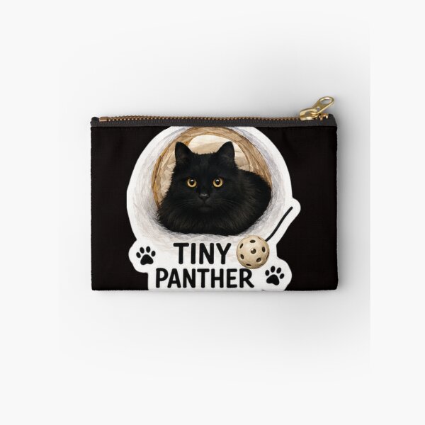 Item preview, Tiny Panther Black Cat Sticker designed and sold by lumar23.
