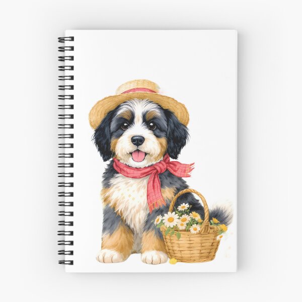 Item preview, Bernedoodle Spring Art designed and sold by Kedspicedesign.