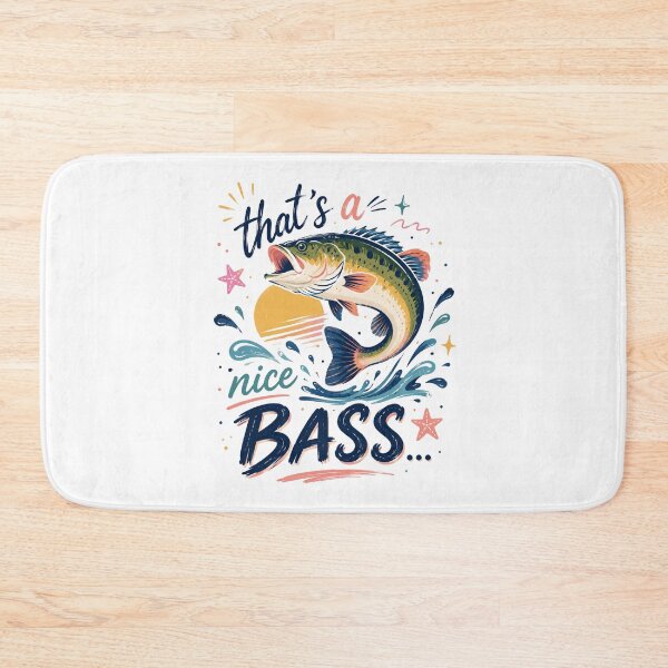 Item preview, That’s a Nice Bass Fishing designed and sold by VintageSocArt.