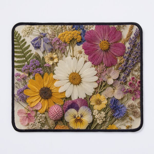 Item preview, SUN-DRIED BOUQUET — Pressed Meadow Flowers Print designed and sold by Jandedan.
