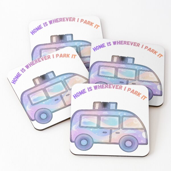 Item preview, Home is wherever I park it— Dreamy Van Life T-Shirt designed and sold by Inka Moon Design.