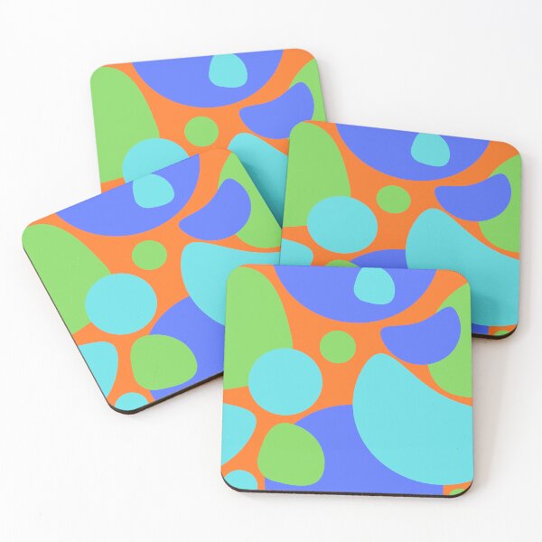 Item preview, Playful Harmony – Colorful Abstract Geometric Design | Modern Retro Art Pattern designed and sold by DreamPixelPrint.