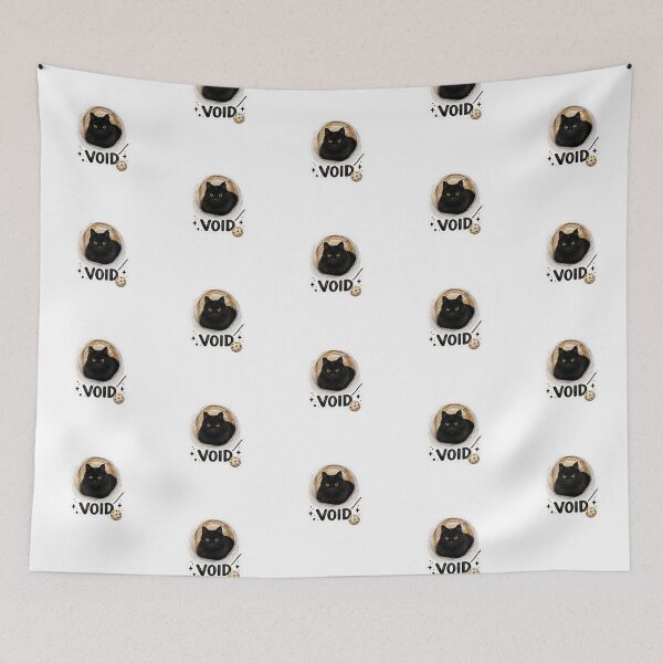 Item preview, Cute Black Void Cat Sticker designed and sold by lumar23.