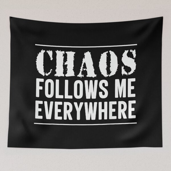 Item preview, Chaos Follows Me Everywhere Mom Son Kids Daughter Matching designed and sold by AndersonLFernan.