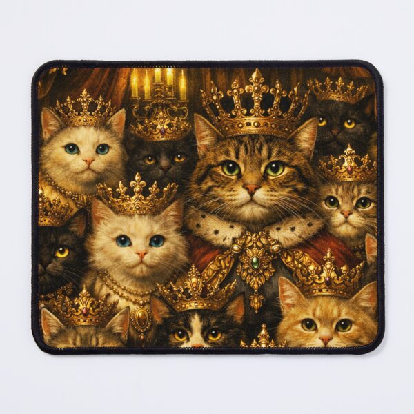 Item preview, Royal Crown Cats Vintage Art designed and sold by Aramdesing.