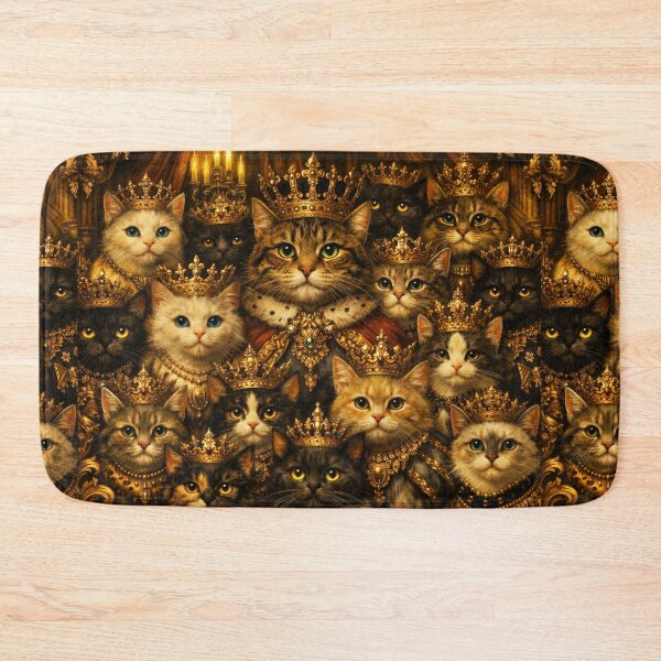 Item preview, Royal Crown Cats Vintage Art designed and sold by Aramdesing.