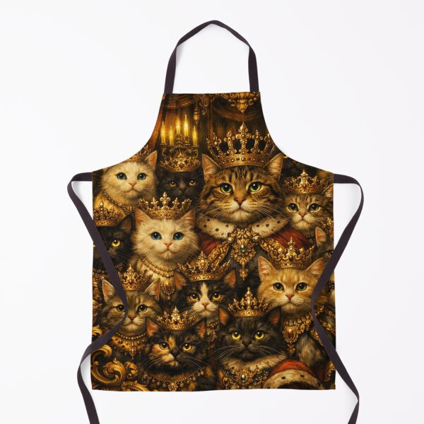 Item preview, Royal Crown Cats Vintage Art designed and sold by Aramdesing.