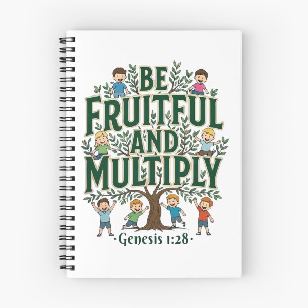 Item preview, Be Fruitful and Multiply | Genesis 1:28 Olive Tree Kids | Christian Family T-Shirt designed and sold by The imaginary unit..
