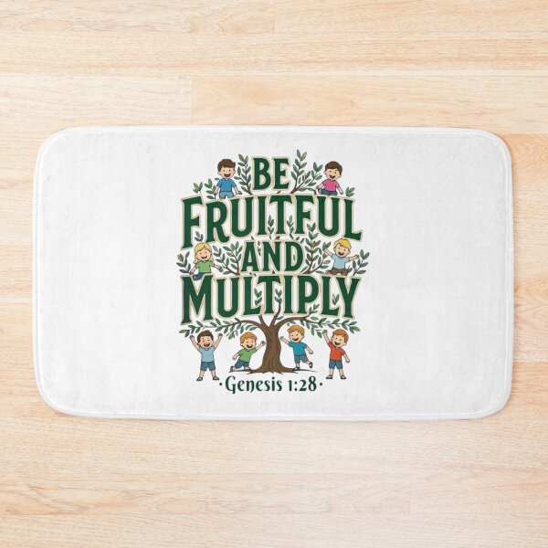Item preview, Be Fruitful and Multiply | Genesis 1:28 Olive Tree Kids | Christian Family T-Shirt designed and sold by The imaginary unit..