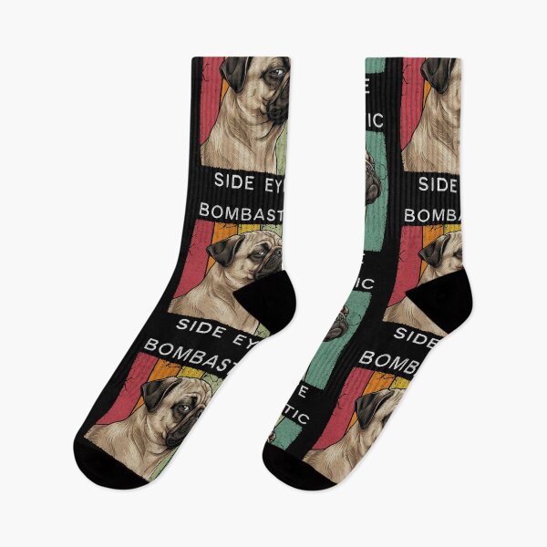 Item preview, Bombastic Side Eye Pug Dog Humorous Vintage Canine designed and sold by d247.