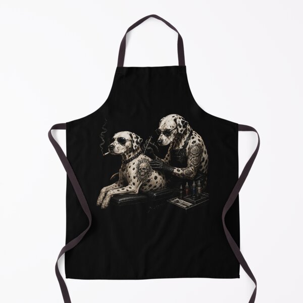Item preview, Retro Dalmatian Tattoo Artist Smoking Dog Graphic designed and sold by bilal sibgui.
