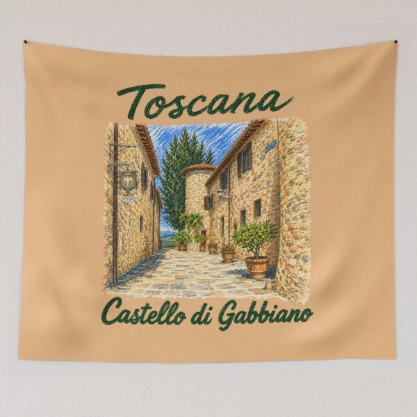 Item preview, Toscana – Castello di Gabbiano – Tuscan village designed and sold by JOANNASKAH.