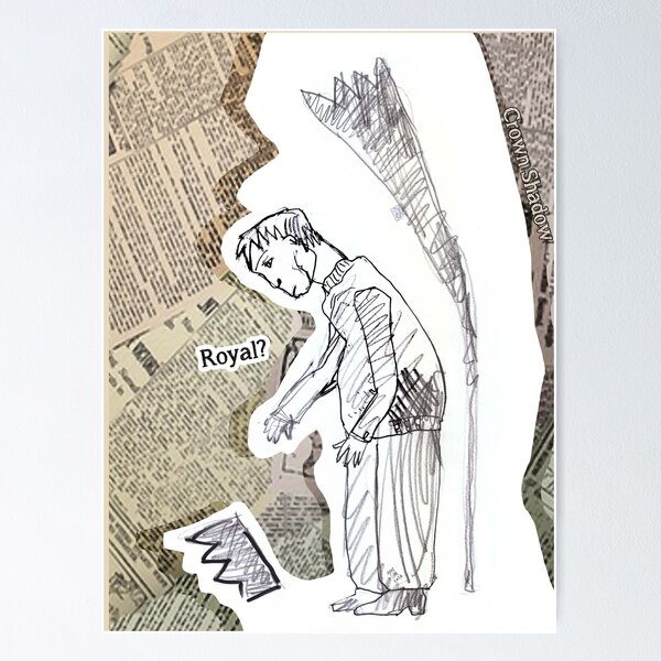 Item preview, Crown Shadow Man (drawing by ACCI) designed and sold by VanyssaGraphics.