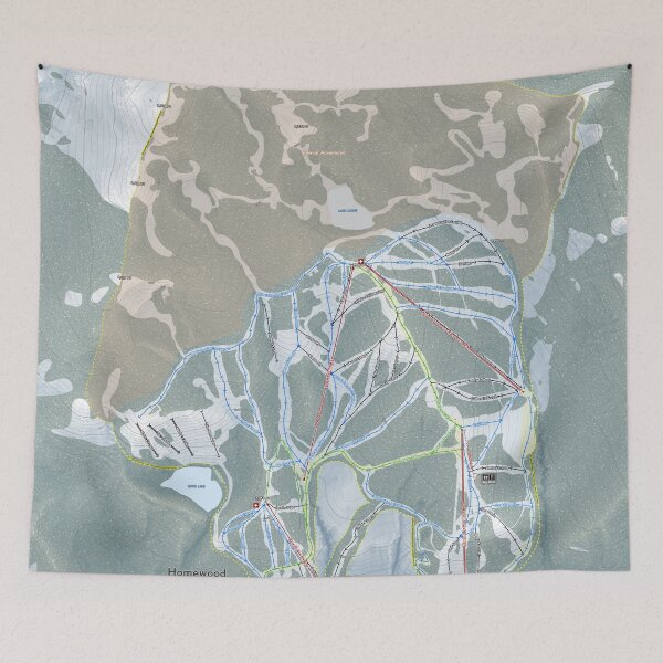 Item preview, Homewood Resort Trail Map designed and sold by Mapsynergy.