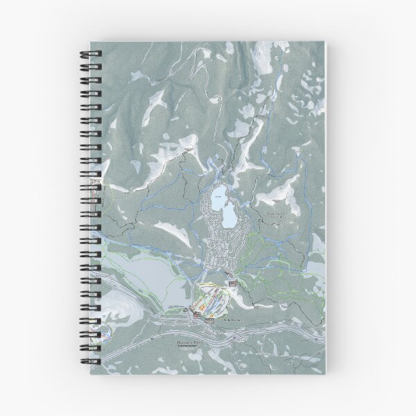 Artikelvorschau, Wanderkarte der Skigebiete am Donner Pass entworfen und verkauft von Mapsynergy.