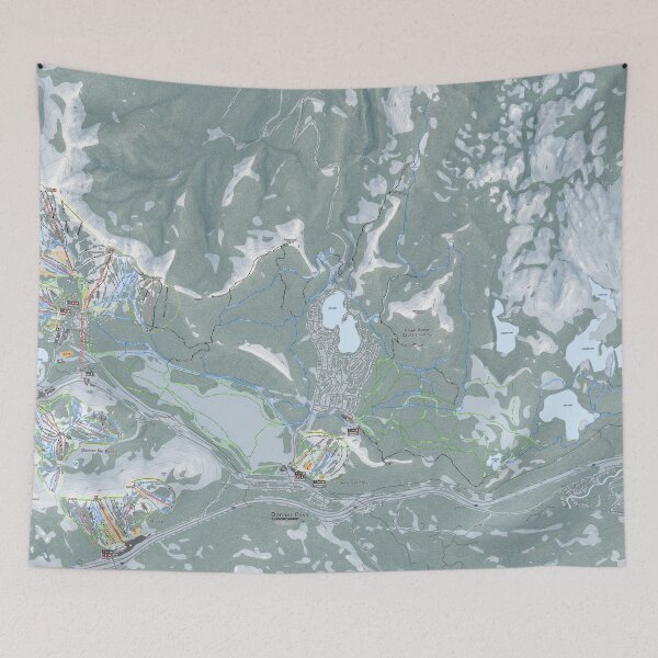 Item preview, Donner Pass Resorts Trail Map designed and sold by Mapsynergy.