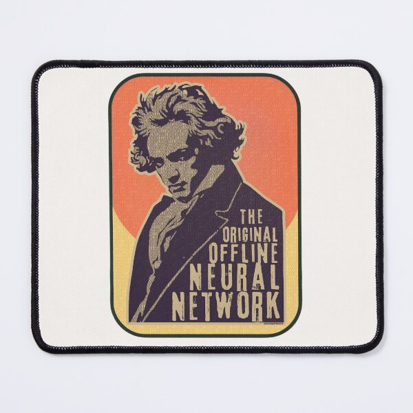Item preview, Beethoven: The Original Offline Neural Network - Classical Music Portrait - Vintage designed and sold by Message from Earth.