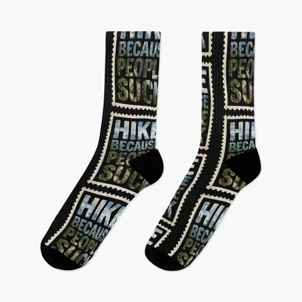 Item preview, Hike Because People Exhaust Me Outdoors Humor designed and sold by d247.