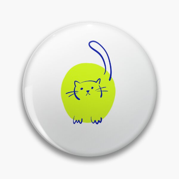 Item preview, Tiny Lime Kitty Doodle designed and sold by arivirus.