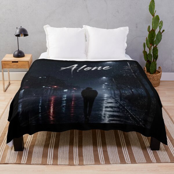 Item preview, Alone Rainy Night Aesthetic | Dark Lonely Street Design designed and sold by NovaInfinityStudio.