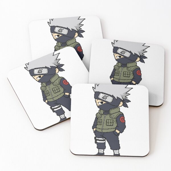 Artikelvorschau, Mini Kakashi Hatake Retro Anime Aufkleber entworfen und verkauft von ZenOtaku Lab.
