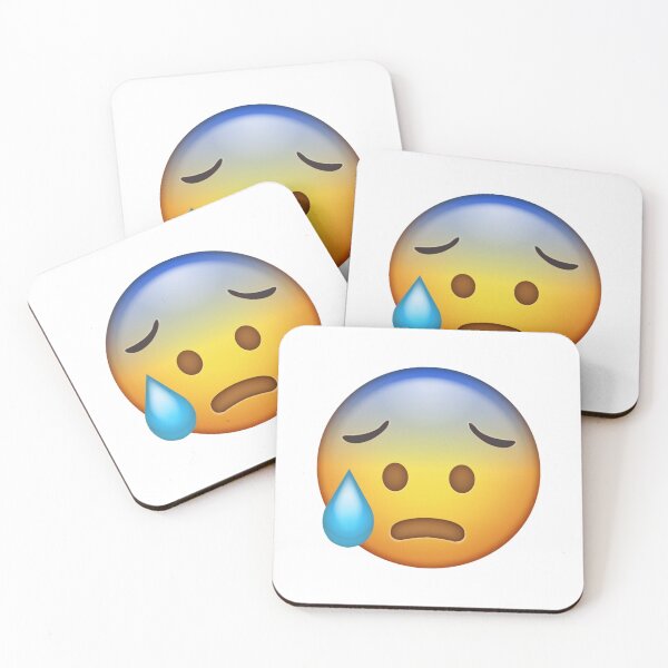 Item preview, Anxious Sweating Emoji Panic Stress Mood designed and sold by Tom-Riley.