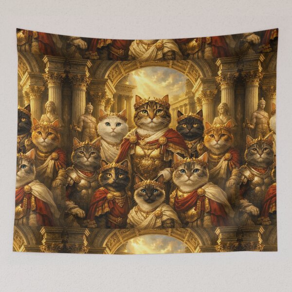 Item preview, Roman Empire Cats Fantasy Art designed and sold by Aramdesing.
