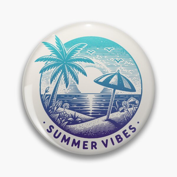 Item preview, Summer Vibes Beach Paradise - Tropical Palm Tree Gradient Sunset designed and sold by Testarossi Designs.