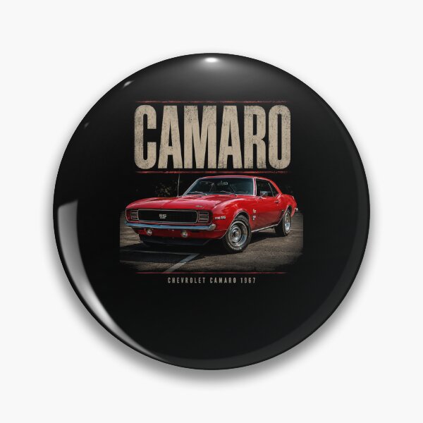 Item preview, 1967 Chevrolet Camaro RS/SS 396 Bolero Red Classic Muscle Car Art designed and sold by TheArtOfCar.