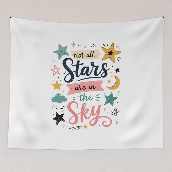 Item preview, Not All Stars Are In The Sky Inspirational Space designed and sold by VintageSocArt.