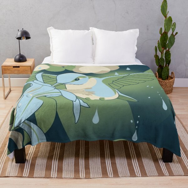 Item preview, Raindrop Serenade: Hummingbird in the Mist designed and sold by BLUESKY11a.