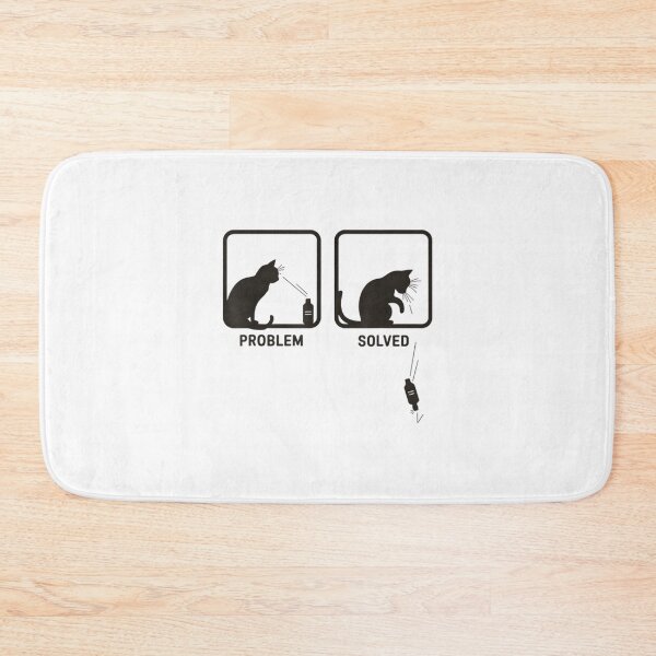 Item preview, Problem Solved Funny Sarcastic Cat Graphic designed and sold by NatalieCWilk.